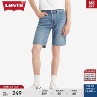 Levi's李维斯冰酷系列24夏季男士405休闲潮流时尚牛仔短裤 百搭中蓝色0147 30 12