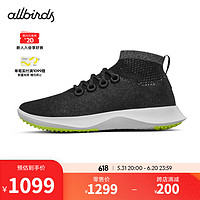 allbirds Wool Dasher Mizzle-Mid春季羊毛运动防泼水晴雨男女鞋 21年-自然黑（白底） 41 女码