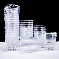 88VIP：edo 一次性杯子航空杯240ml180只加厚硬质塑料杯太空杯商务杯茶杯