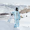 NANDN 南恩 单板滑雪裤女国潮冬季2022新款防风防水男士纯色滑雪裤