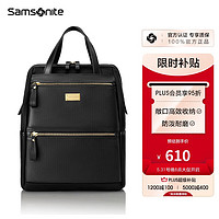 Samsonite 新秀丽 电脑包双肩背包可手提包黑色10.1英寸BT5*09003礼物