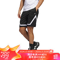 adidas 阿迪达斯 男子 篮球系列 PRO BLOCK SHORT 运动 针织短裤 IC2429 XL码