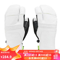 DECATHLON 迪卡侬 手套天女男骑行防水保暖羊皮滑雪手套WEDZE1白色小羊皮-龙虾指XL-2744187