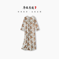 序缇质造春夏国风新中式女装桑蚕丝连衣裙H80-1393