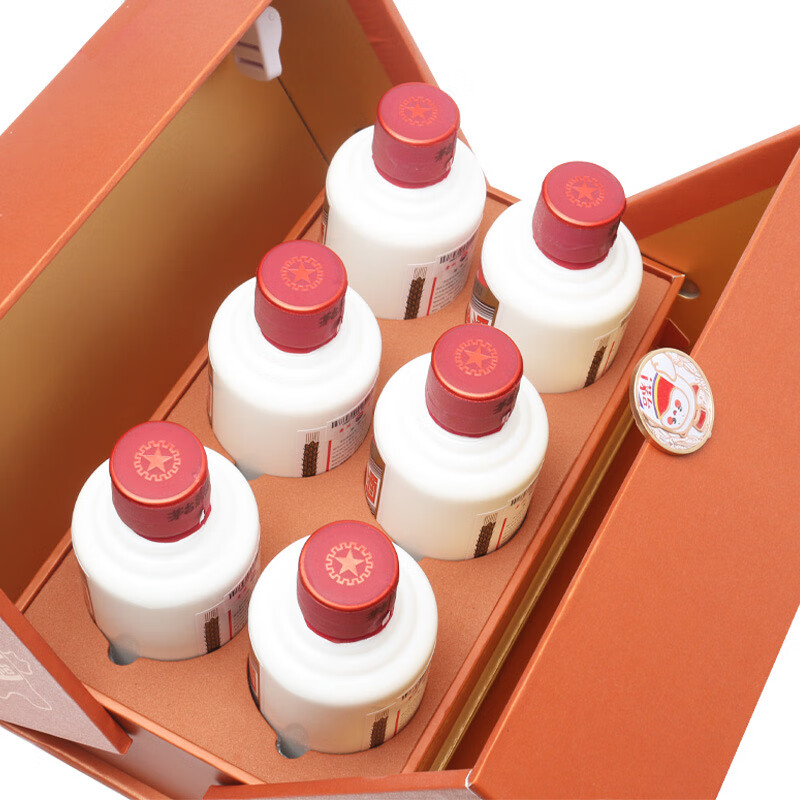 MOUTAI 茅台53%vol 100ml*6 贵州茅台酒（i茅台）礼盒套装（2024