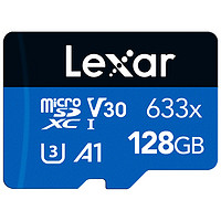 京东百亿补贴：Lexar 雷克沙 633x MicroSD卡 128GB