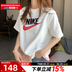 nike耐克女装男装短袖24夏季新款运动服ar5005100白色m17088a