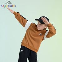 Kappa Kids卡帕童装男女童休闲上衣2023春秋新款宽松套头卫衣儿童春 【KZC23A012】