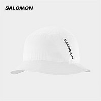 萨洛蒙（Salomon）男女款 户外运动经典简约舒适透气渔夫帽子 EQUIPE BUCKET HAT 白色 C20236 均码