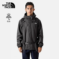 THE NORTH FACE 北面 冲锋衣男女24春季新款户外情侣款防水透汽连帽冲锋8AUN 0C5 M