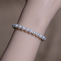 法式珍珠手链女款磁吸叠戴2024年新款施家手串小众贝壳强光礼物