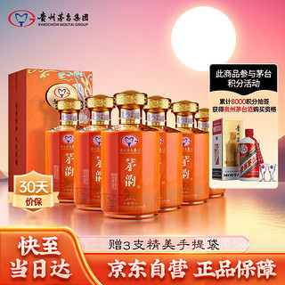 MOUTAI 茅台 2019年）贵州茅台集团 云吉祥1949 53度酱香型白酒整箱 飞天仙女图礼盒酒水 500ml*6