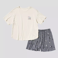 UNIQLO 优衣库 Sweets Collection 合作系列 女士睡衣套装 474184 浅米色 L
