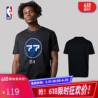 NBA -独行侠东契奇情结系列夏季男子运动圆领纯棉短袖T恤 东契奇T恤1 XXXL