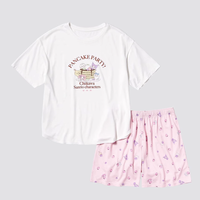 UNIQLO 优衣库 Sweets Collection 合作系列 女士睡衣套装 474181 白色 S