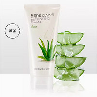 THE FACE SHOP 温和芦荟洗面奶 170g*1支