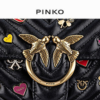 PINKO 经典绗缝徽章飞鸟包燕子包100044A125
