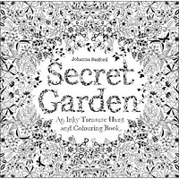 《秘密花园：铅笔画填色书》
