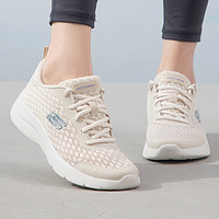 88VIP：SKECHERS 斯凯奇 女鞋网面透气跑步鞋轻便缓震运动休闲鞋149542-NAT