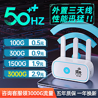 白小仙 5G随身wifi移动无线wi-fi纯流量上网卡托量便携式路由器宽带电脑车载2