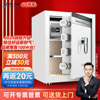大一2024 大一（DAYI） 保险柜家用指纹/WiFi款智能保险箱办公防盗保管箱密码指纹款 45雅典白密码+指纹（新增远程授权+虚位密码）