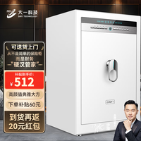 大一2024 大一（DAYI） 保险柜家用指纹/WiFi款智能保险箱办公防盗保管箱密码指纹款 60雅典白密码+指纹（新增远程授权+虚位密码）