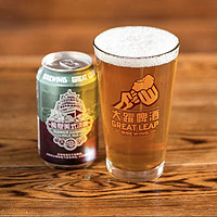 GREAT LEAP BREWING 大跃啤酒 24罐大跃长夏美式淡啤/香蕉小麦国产高分精酿啤酒整箱