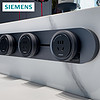 SIEMENS 西门子 五孔插座（黑/白/灰）