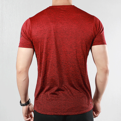 adidas阿迪达斯运动短袖男2024跑步健身速干上衣圆领透气红色t恤ec