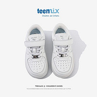 TEENMIX 天美意 童鞋儿童运动鞋低帮白色