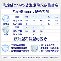 moony 尤妮佳moony畅透系列宝宝拉拉裤L44学步成长裤