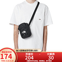 THE NORTH FACE 北面 美版单肩斜挎包男女通用户外旅行轻巧收纳便捷 JK3-黑色 One size