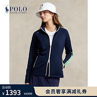 Polo Ralph Lauren 拉夫劳伦 女装 24春型半高领拉链夹克RL25642 999-深蓝色/绿色/陶瓷白 M