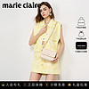 Marie Claire 嘉人 法国Marie Claire嘉人品牌小方包菱格链条包真皮女包单肩斜挎包包