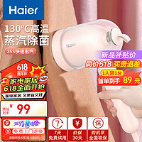 Haier 海尔 挂烫机家用手持折叠便携熨烫机蒸汽电熨斗旅游出差高温杀菌手持熨烫HY-GW1206F