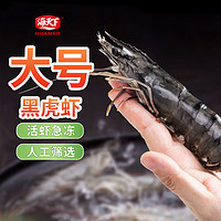 海天下 大号单冻黑虎虾400g 8-12只 火锅烧烤 海鲜水产