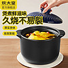 炊大皇 砂锅炖锅家用燃气耐高温煲仔饭专用陶瓷煲汤小砂锅  3L