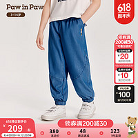 Paw in Paw PawinPaw卡通小熊童装2024年夏季男童牛仔裤 Indigo牛仔蓝色/55 110