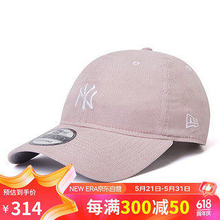 NEW ERA 纽亦华 男女同款纽亦华秋冬新款MLB刺绣920软顶弯檐棒球帽13480562-OSFM