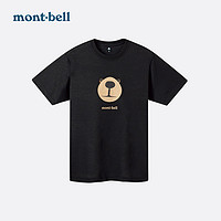 mont·bell montbell夏季户外运动速干衣男女短袖t恤圆领情侣款小熊日系经典