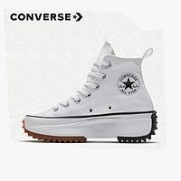 匡威（Converse）YY胜道体育  Run Star Hike女鞋潮流厚底高帮帆布鞋 166799C 40