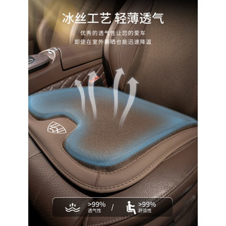 醇煌 汽车冰丝坐垫车标专用定制夏季透气柔软全车配套四季通用快捷下单 合集