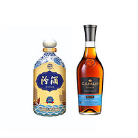 汾酒 55度丝绸之路 清香型白酒 750ml+卡慕 新一代VSOP醇酿升级版干邑白兰 40%vol 1000ml