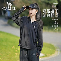 88VIP：CAMEL 骆驼 冷白皮户外防晒衣女防紫外线冰感速干防晒服外套