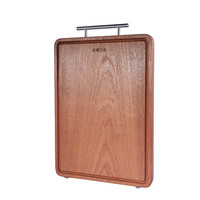 拓乌檀木菜板加厚实木砧板家用切菜板木质面板案板厨房切肉占板粘板 非洲乌檀木砧板大号