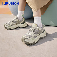 FILA 斐乐 FUSION 斐乐潮牌女鞋厚底BIANCO硬糖鞋老爹鞋休闲鞋运动鞋女