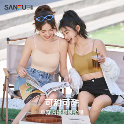 SANFU 三福 女固定杯抹胸背心内衣