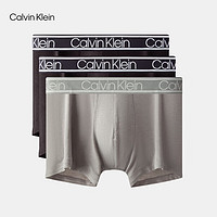 PLUS会员、今日必买：卡尔文·克莱恩 Calvin Klein 三条装 提花腰边平角内裤男 NP2261O