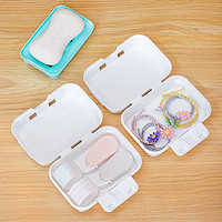 88VIP：YAMADA 山田照明 日本进口肥皂盒旅行便携式带盖密封香皂盒卫生间双层沥水肥皂架