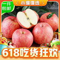 Mr.Seafood 京鲜生 山东烟台红富士苹果 净重4.5KG（每斤2.4元）